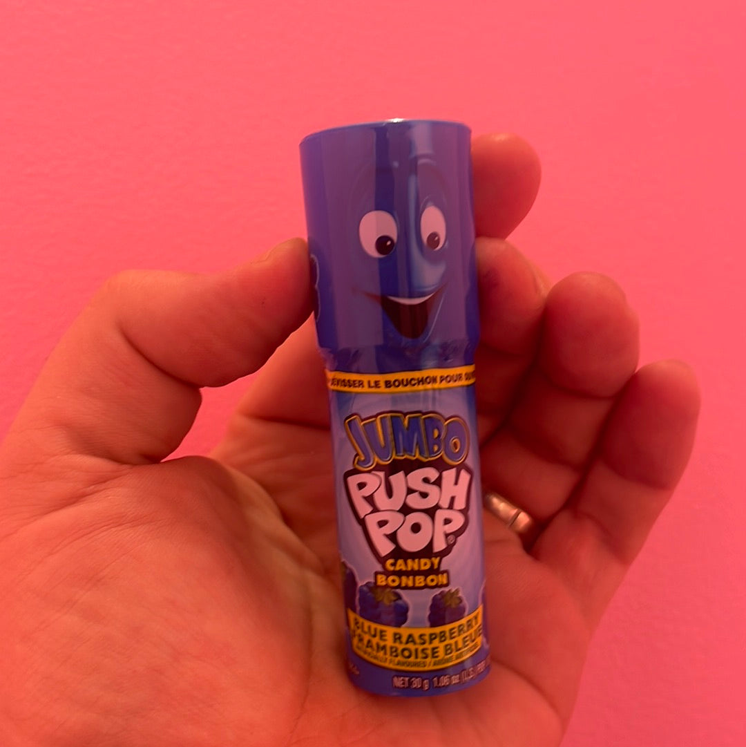 Push Pop Candy, Cotton Candy, Jumbo 1.06 Oz, Packaged Candy