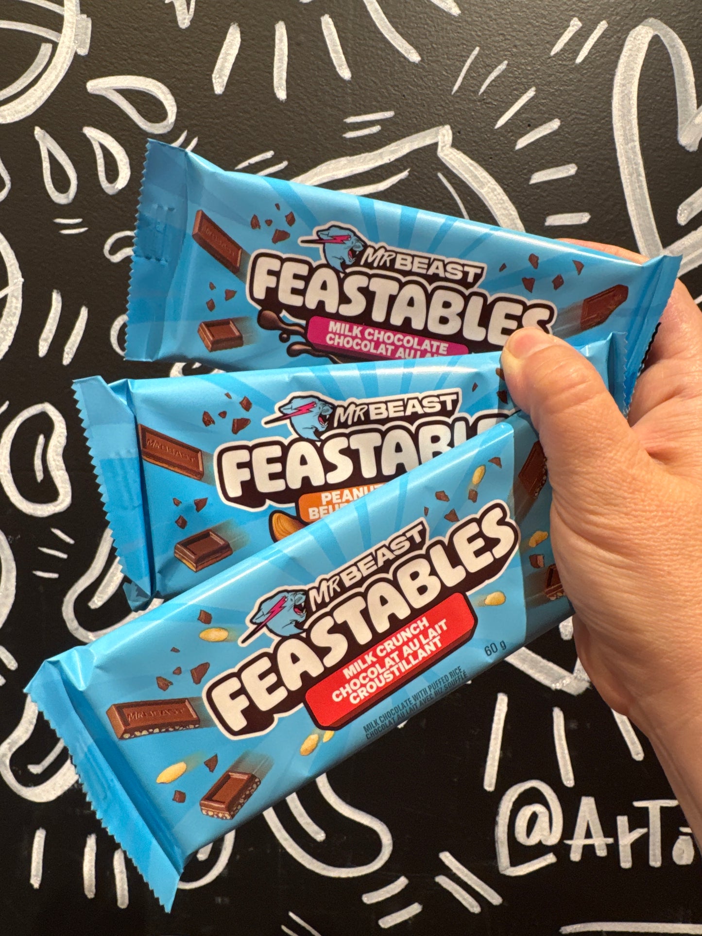 Mr Beast Feastables - 3 Flavours