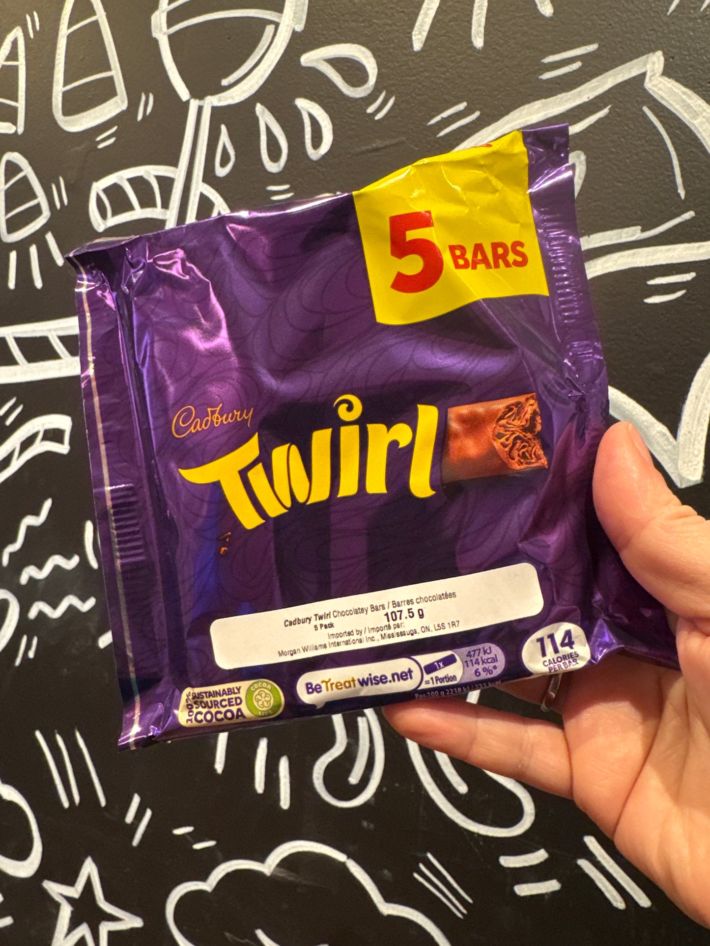 Twirl - Cadbury UK 5 pack (mini)