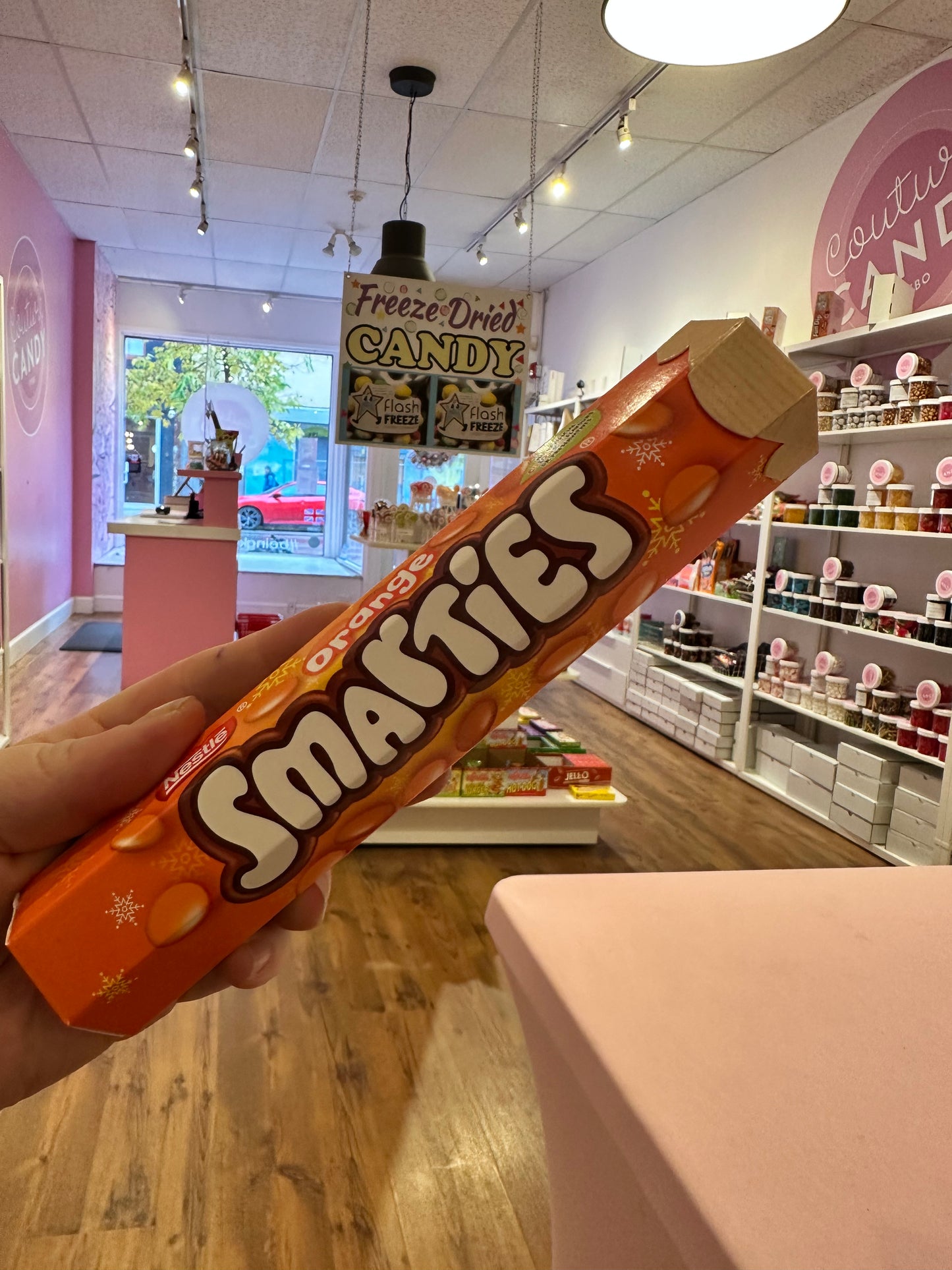 Nestle UK Giant Orange Smarties Tube