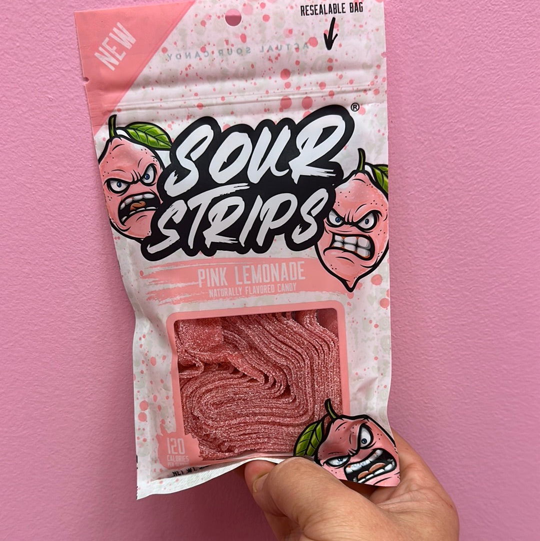 Sour Strips Pink Lemonade