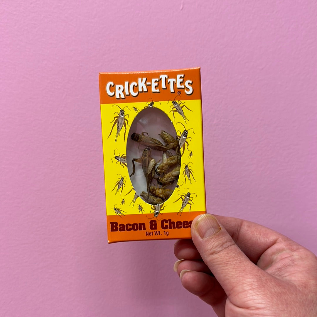 Crickettes bacon and cheese