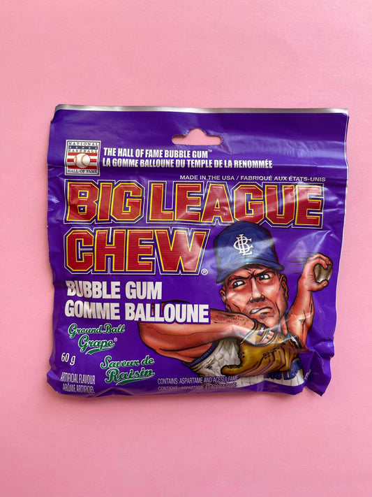 Big League Chew - Grape Ground Ball Bubblegum