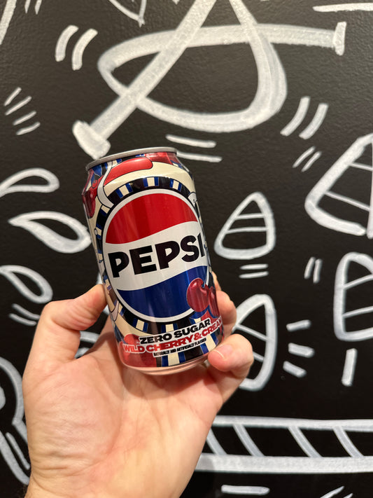 Pepsi Wild Cherry & Cream - ZERO SUGAR