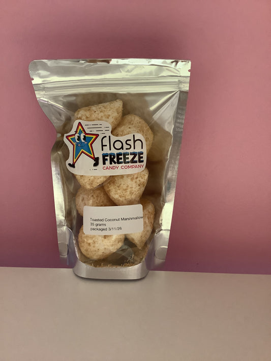 Freeze Dried Toasted Coconut Marshmallows