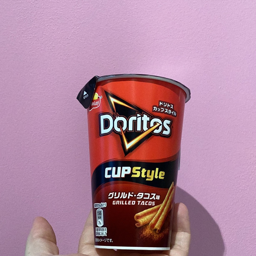 Doritos cup style grilled tacos