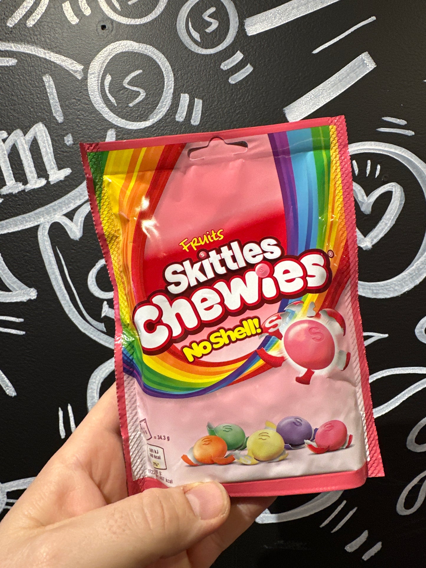 Skittles chewies - no shell