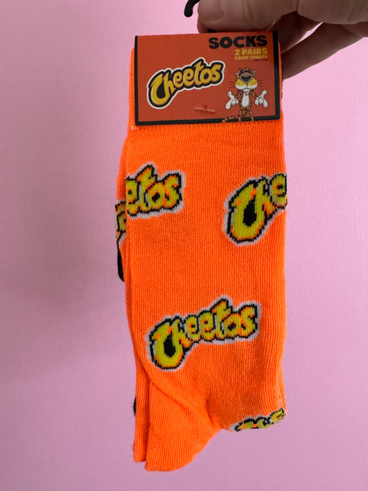 Cheetos Socks - 2 pack!