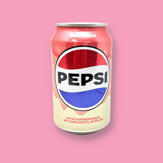 Pepsi (UK) Strawberries & Cream Zero Sugar