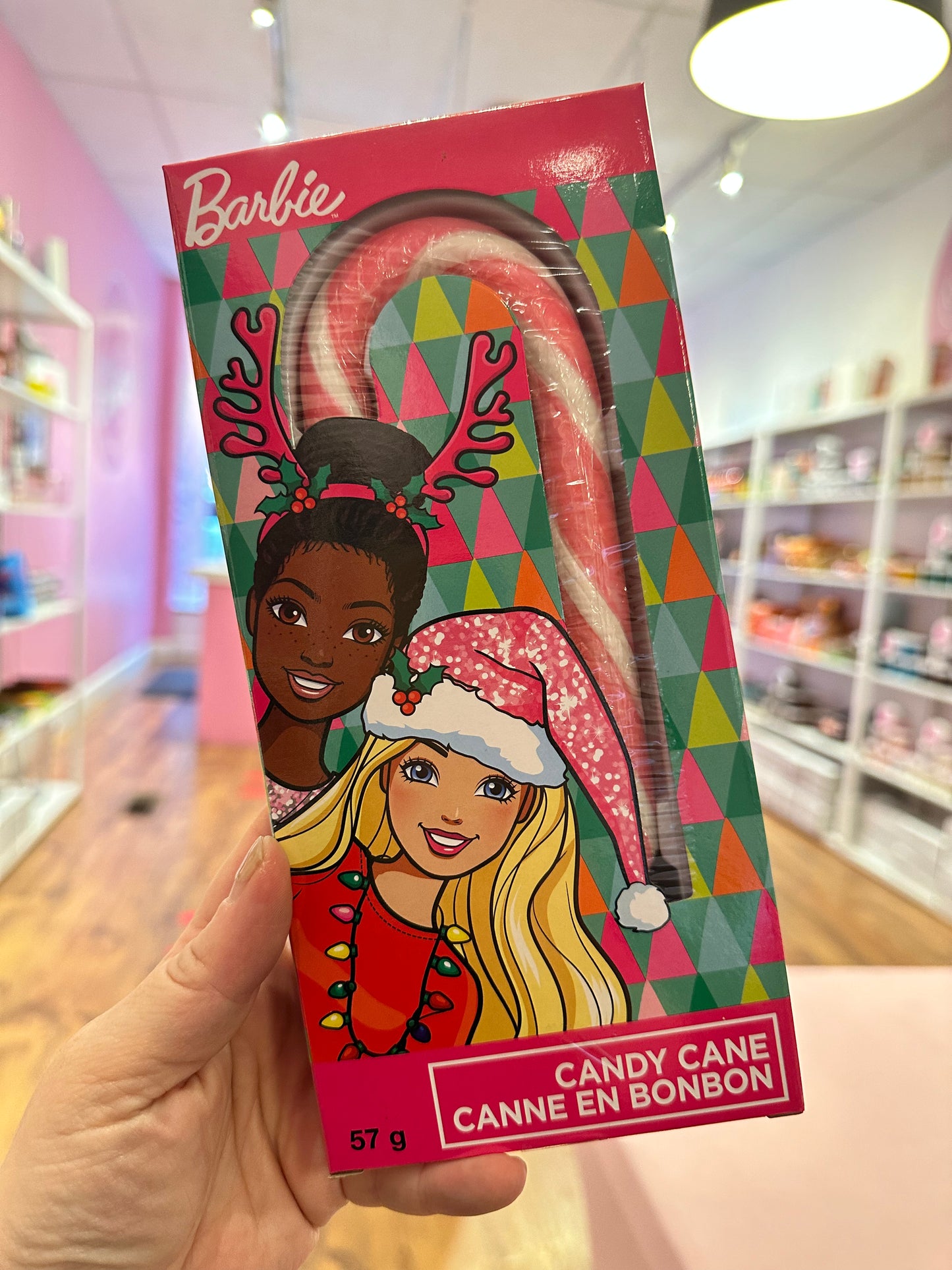 Giant Barbie Candy Cane