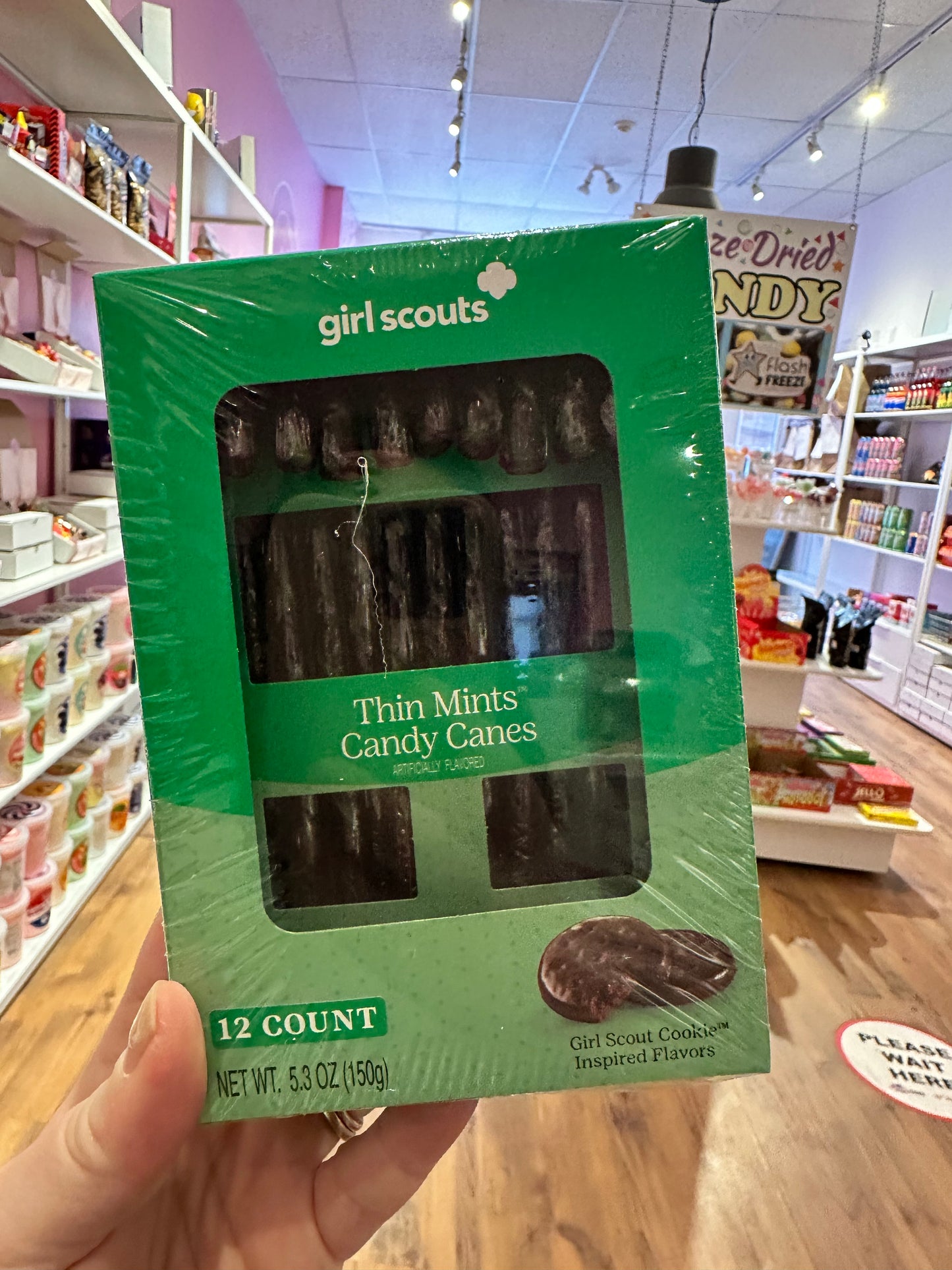 Girl Scout Thin Mint Candy Canes