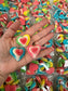 Valentines Day Gummy Sugar Heart Candy-Gram