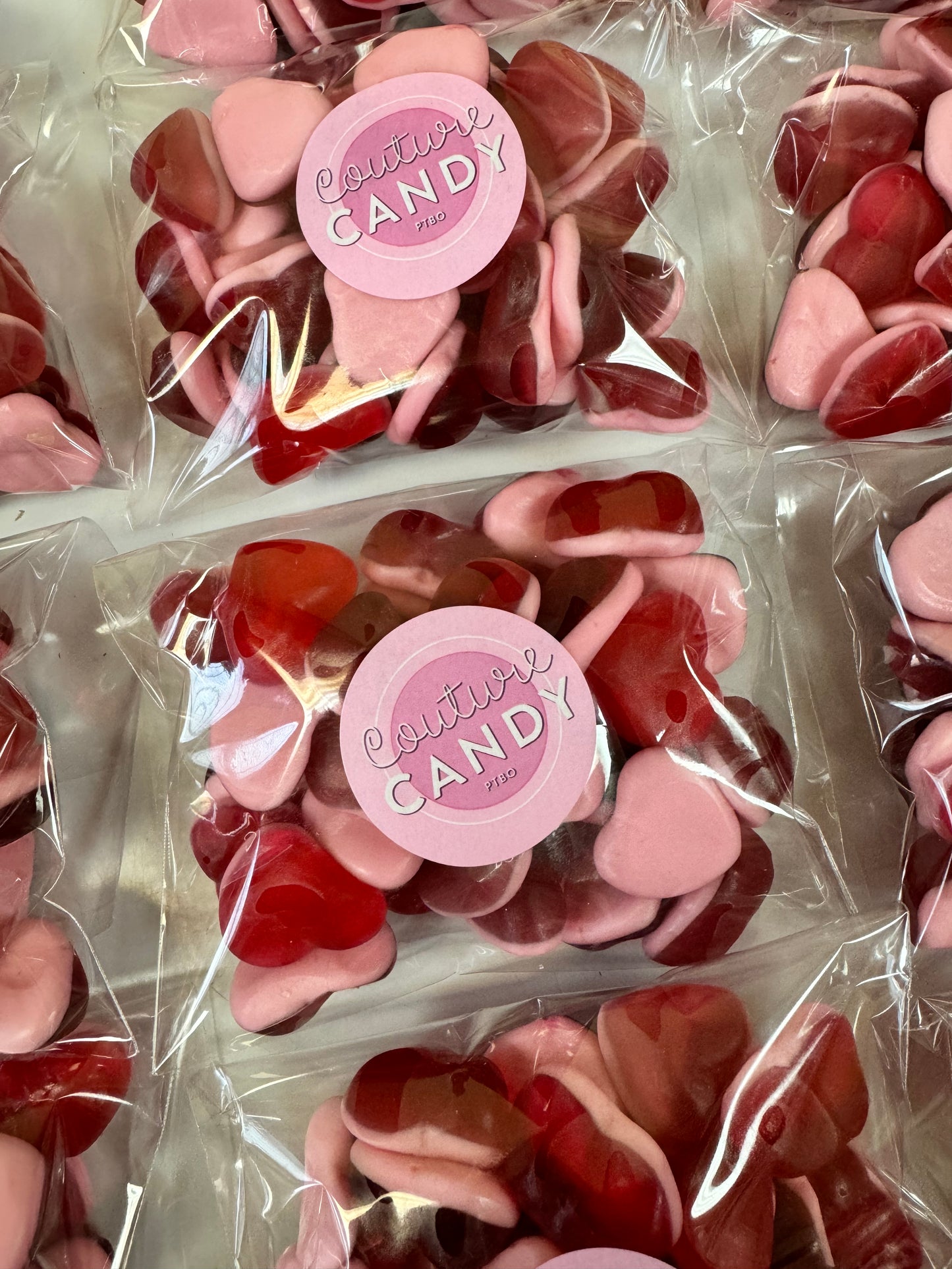 Mixed Gummy Hearts Candy-Gram