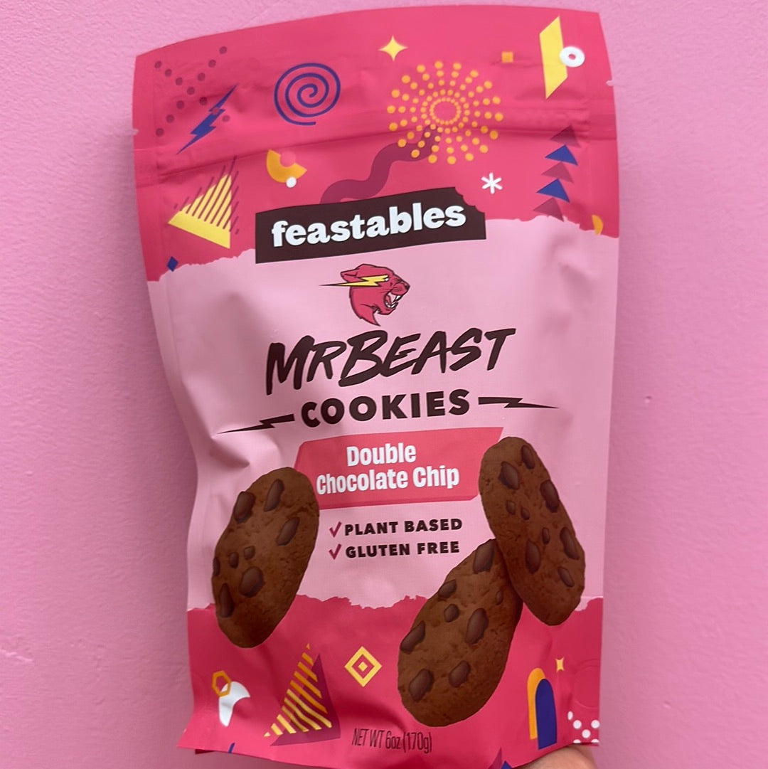 Mr.Beast Feastables Cookies - Double Chocolate Chip