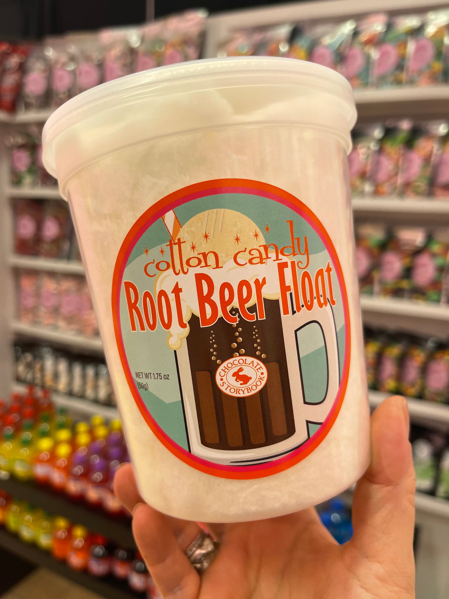 Root Beer Float Cotton Candy