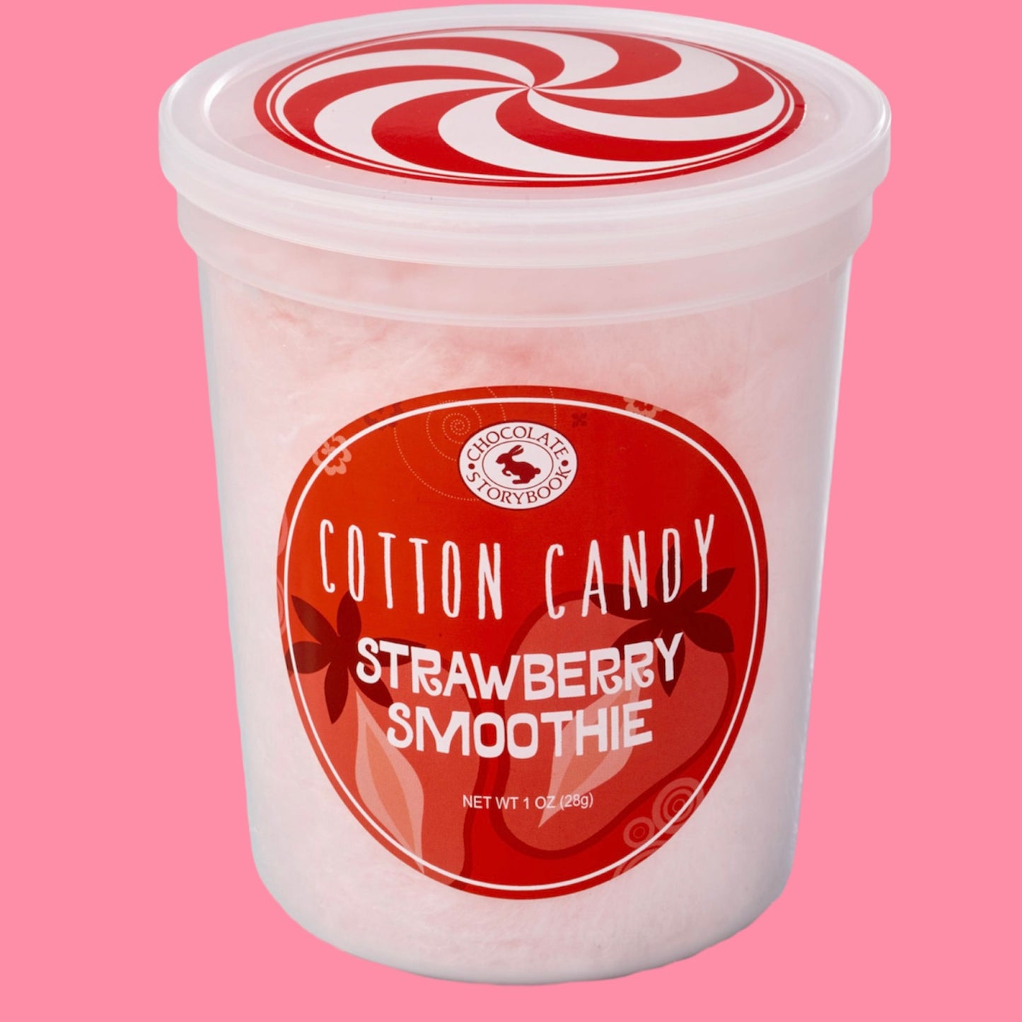Strawberry Smoothie Cotton Candy