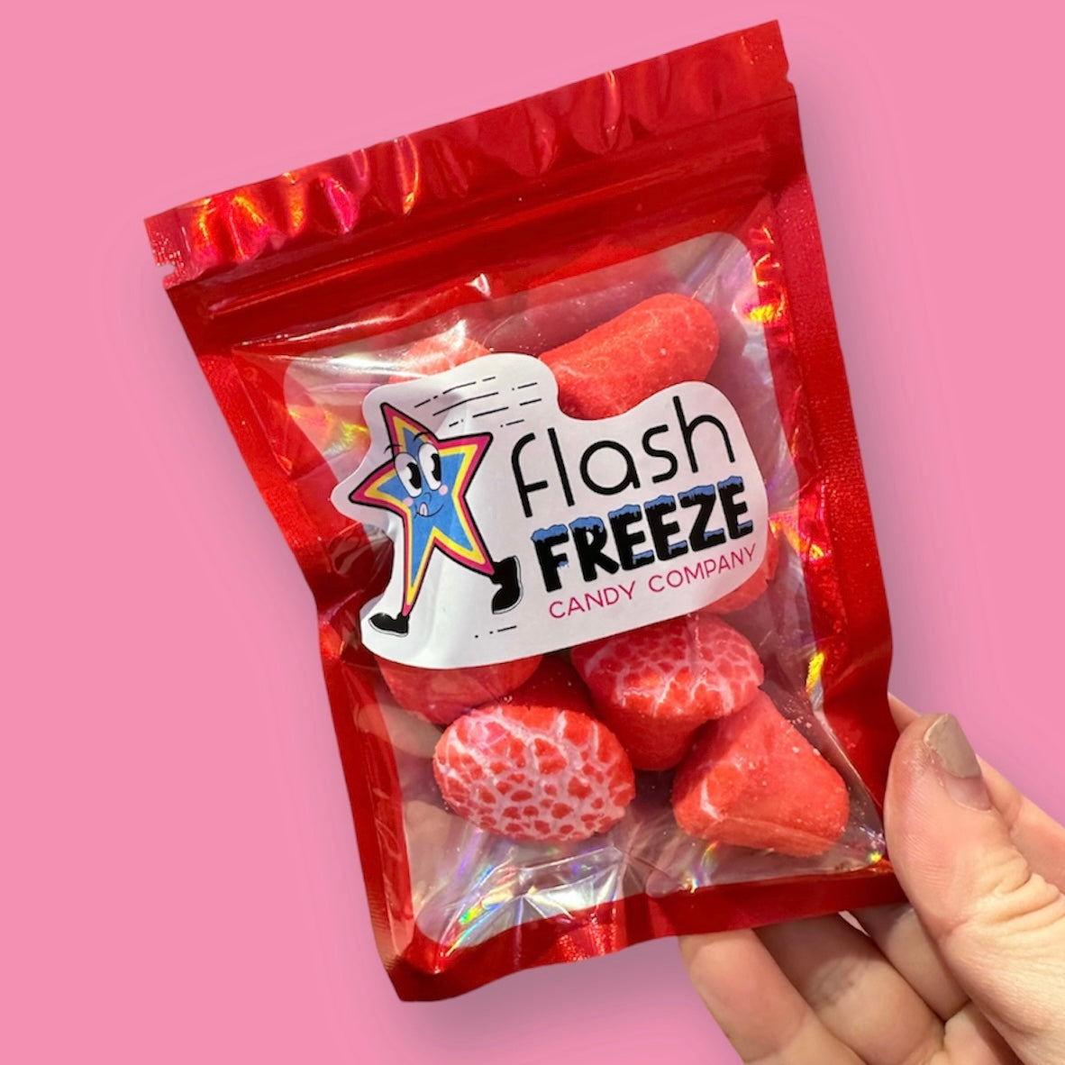 Freeze Dried Strawberry Marshmallows