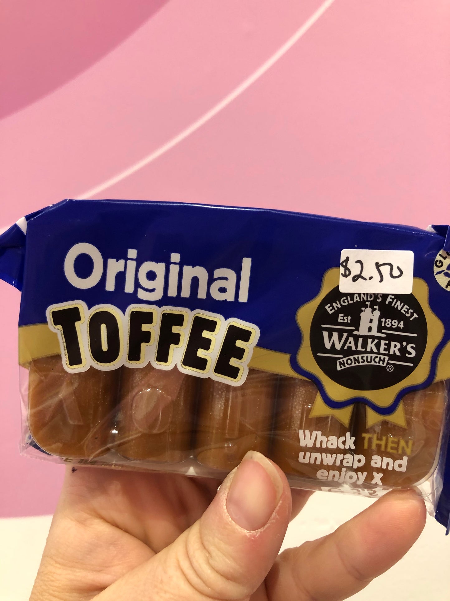 Walkers Original HARD toffee