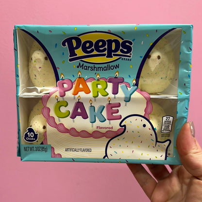 Peeps Party Cake Marshmallow Chicks - 2 sizes - Gluten Free