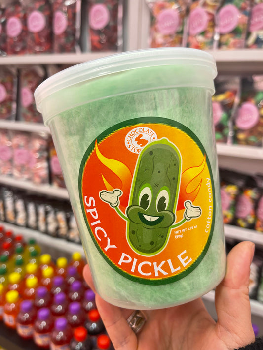Spicy Pickle Cotton Candy