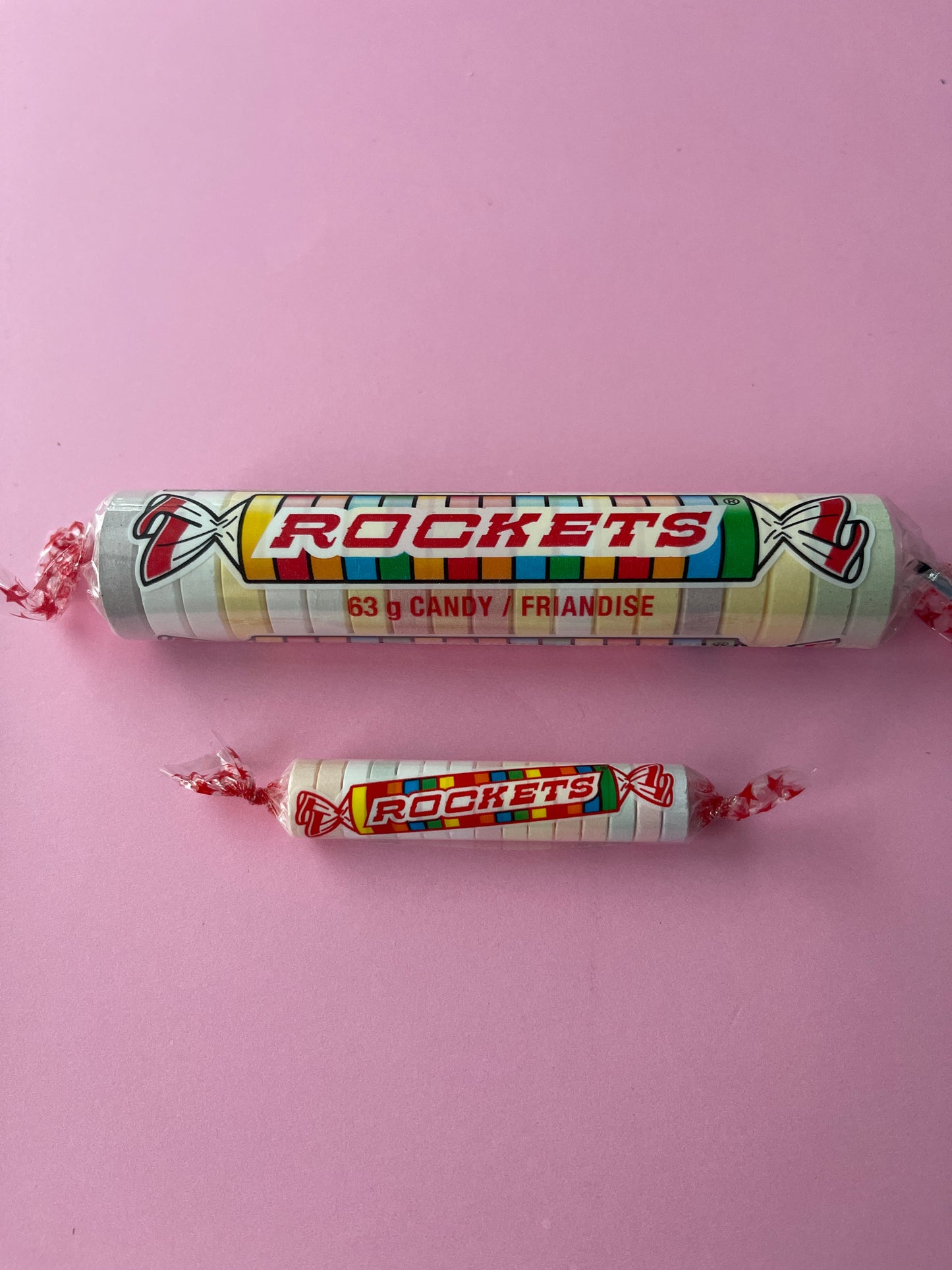 Giant Rockets Candy Rolls