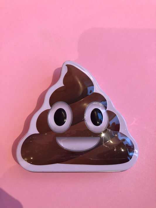 Poop candy tin (brown)