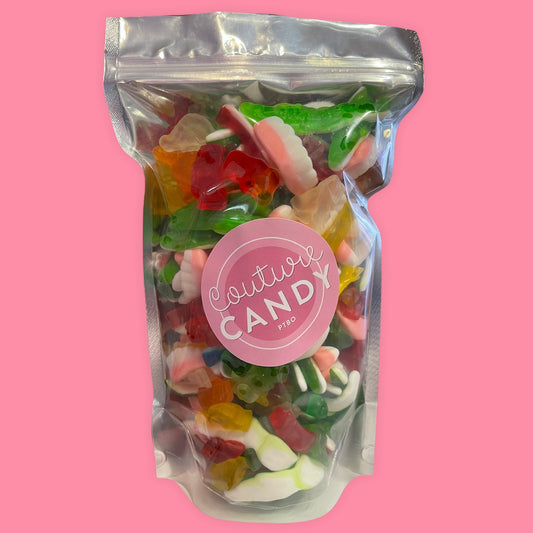Gummy Predators Candy Salad
