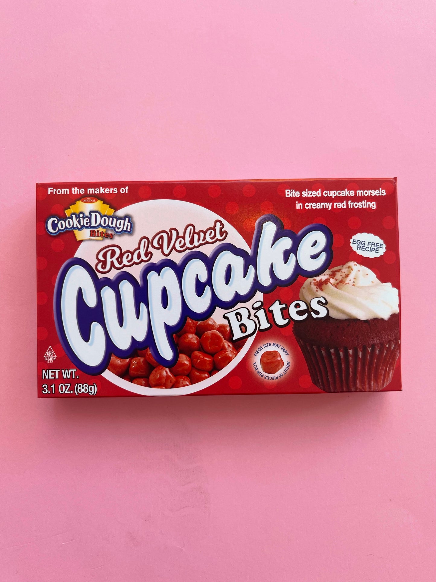 Cookie Dough Bites - Red Velvet Cupcake