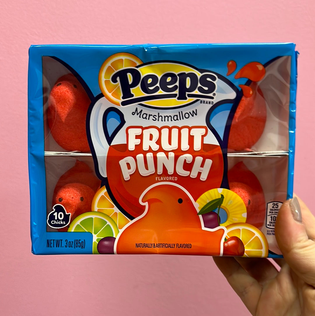 Peeps Fruit Punch Marshmallow Chicks / 10 pack - Gluten Free