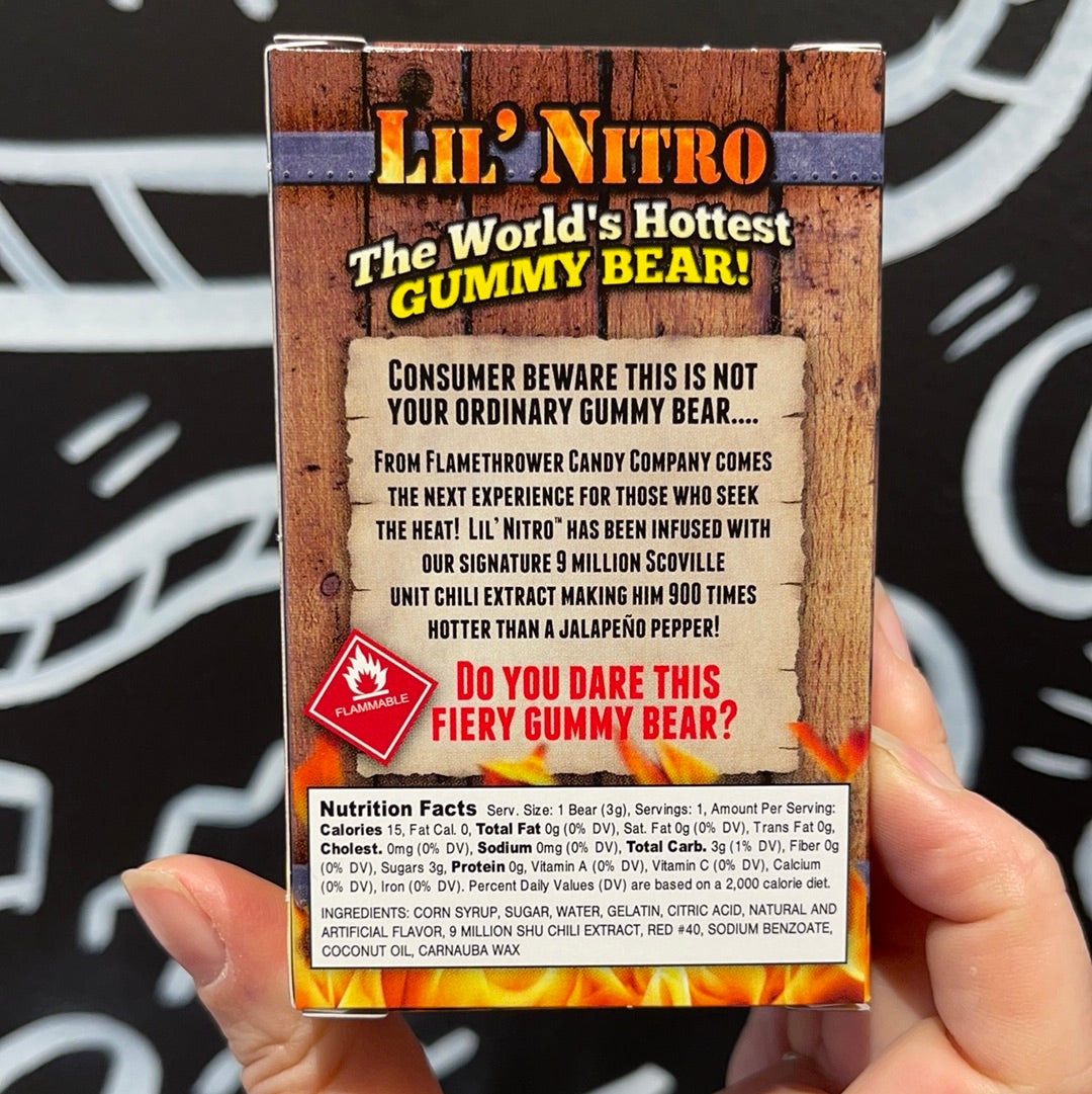 Lil’ Nitro The Worlds Hottest Gummy Bear