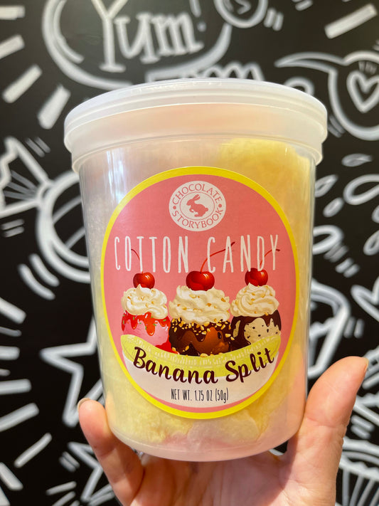 Banana Split Cotton Candy